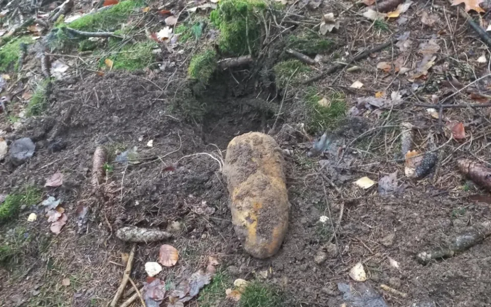Nalezená, plně funkční munice.