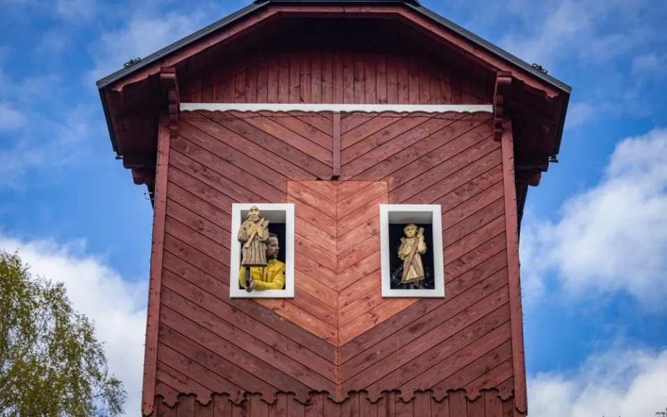 Orloj v Žibřidicích.