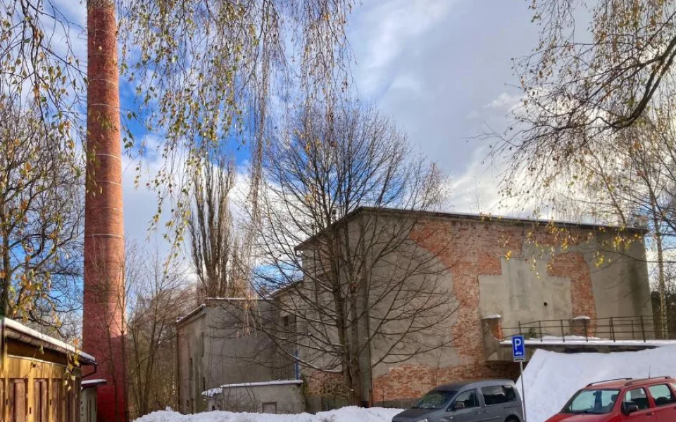 Dnes již nevyužívaná kotelna v areálu frýdlantské nemocnice