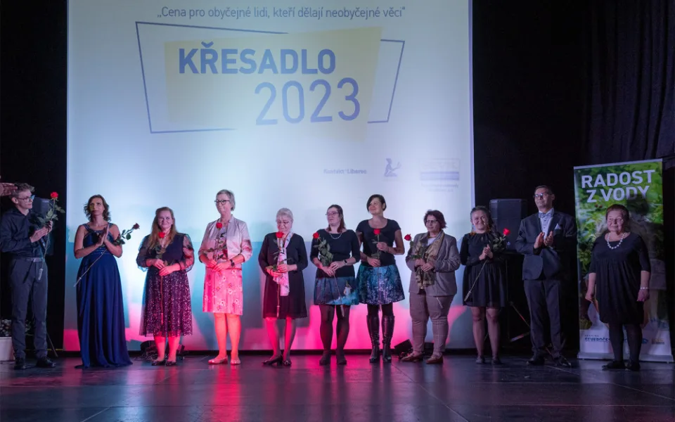 Slavnostní večer Křesadlo 2023 ve Vratislavicích.