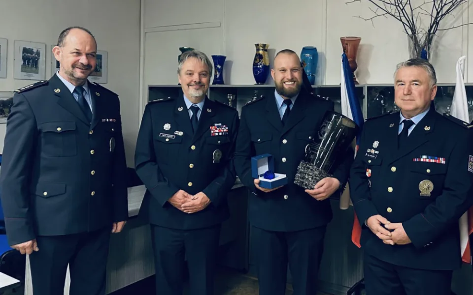 Titul Psovod roku 2023 získal policista Filip Dvořák.