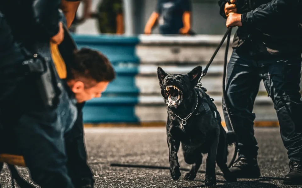 Policejní pes Bruno.