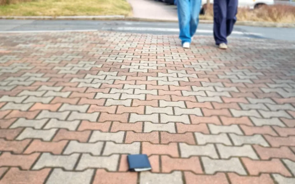 Deváťáci našli na ulici peněženku plnou peněz. Odevzdali ji na policii