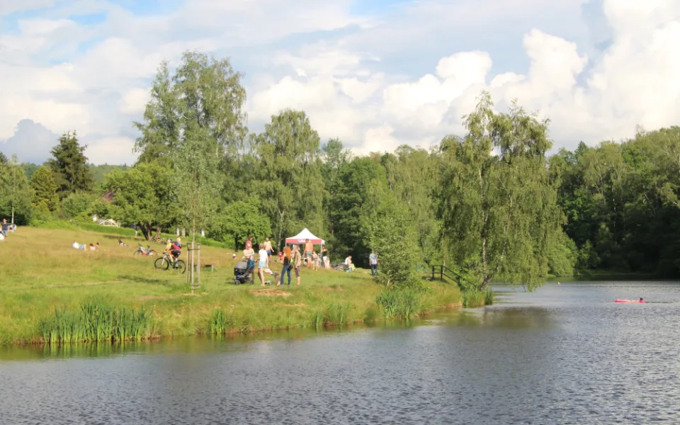 Vesecký rybník.