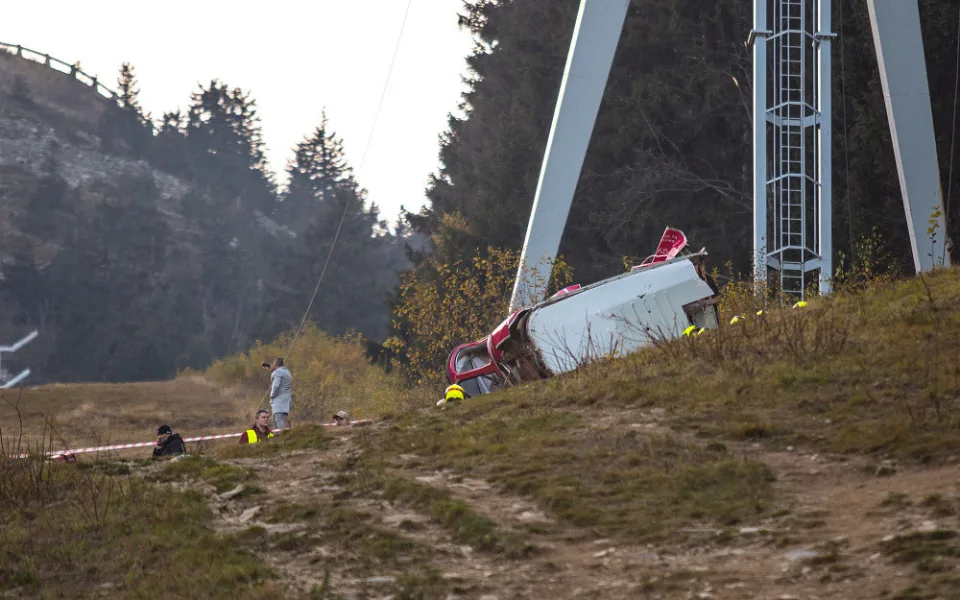 Kvůli pádu lanovky na Ještěd zastavil žalobce stíhání u dvou z pěti obviněných