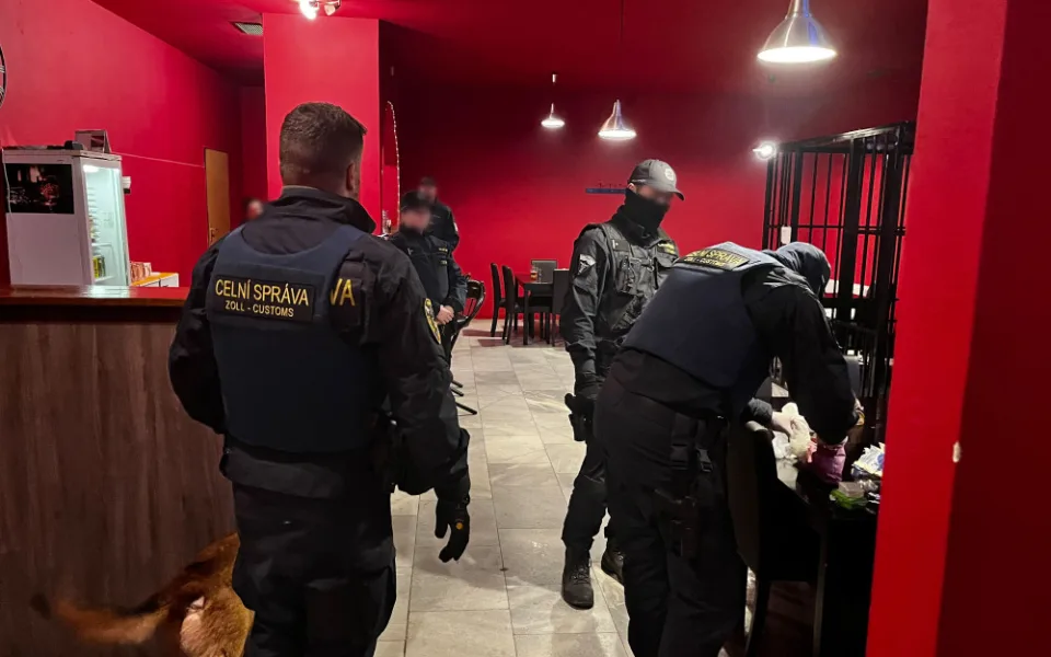 Zásah v jedné z nelegálních heren na Liberecku.