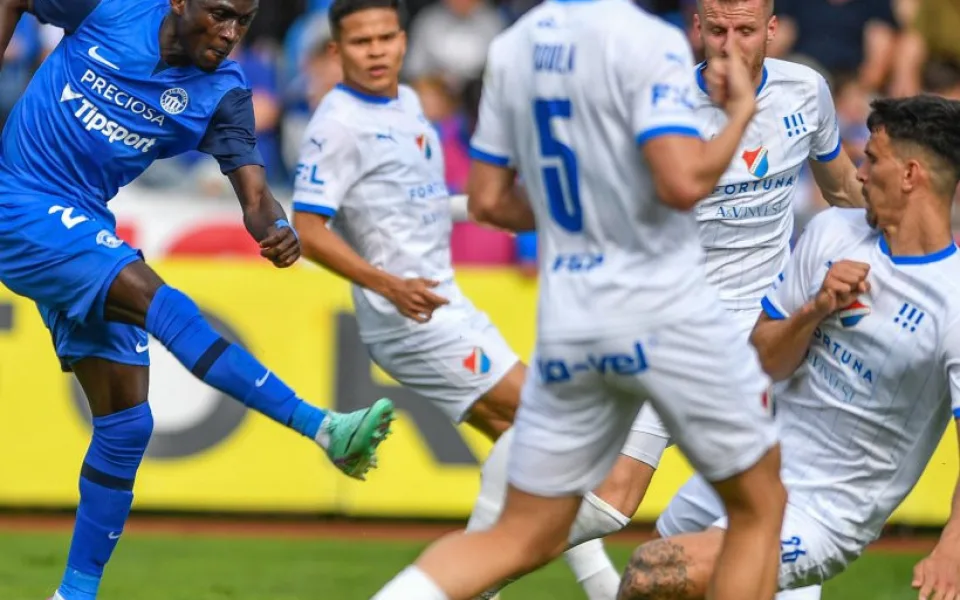 Remíza na Baníku na skupinu o titul nestačí. Slovan nyní čekají Teplice
