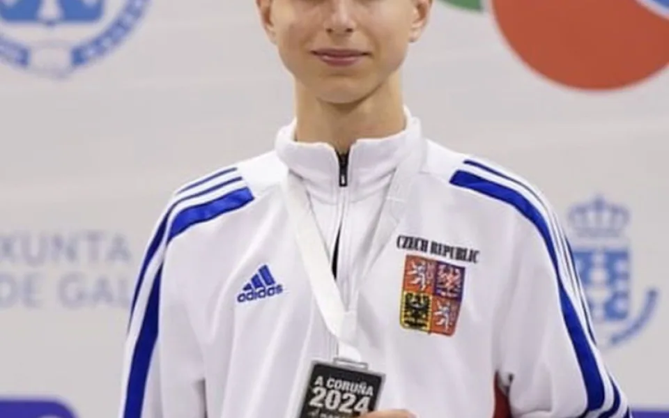 Liberecký karatista Filip Horňák získal stříbro na světové lize mládeže