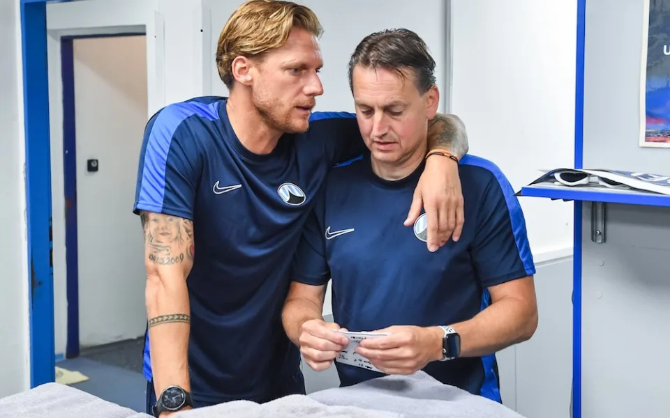 Radoslav Kováč a kustod týmu Petr Ulihrach