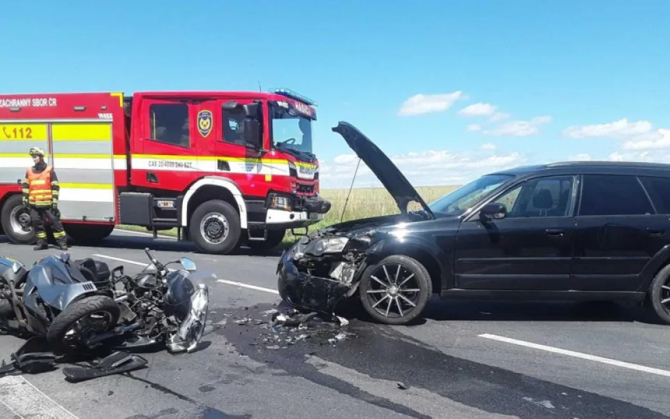 Nehody motorkářů, jen v sobotu jich havarovalo v Libereckém kraji pět
