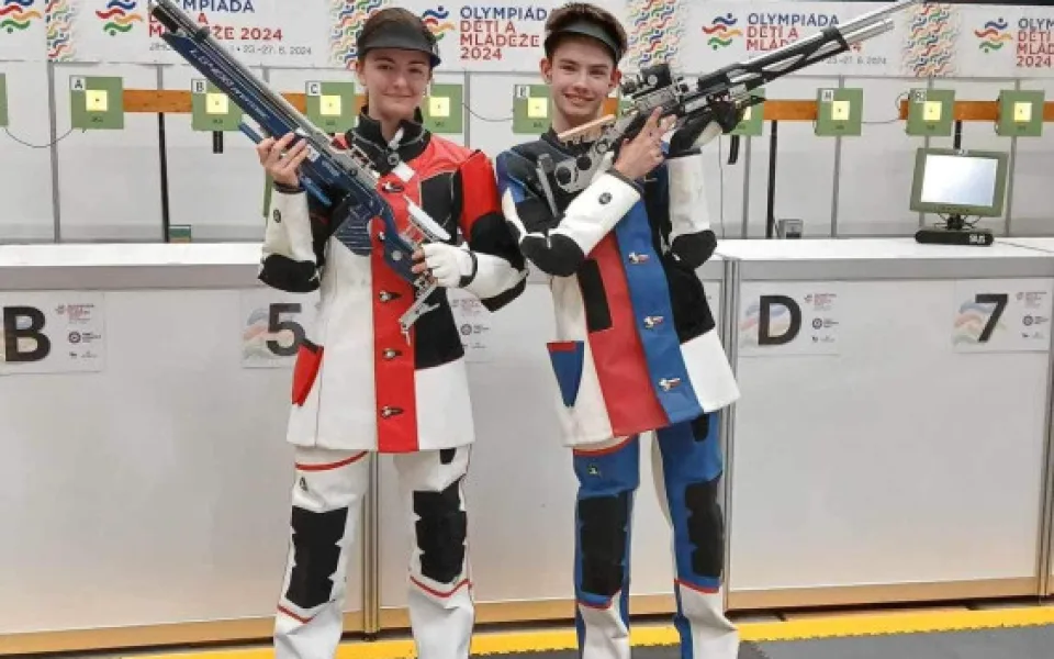 Úspěch střelců z Libereckého kraje na olympiádě mládeže. Vystříleli stříbro a bronz