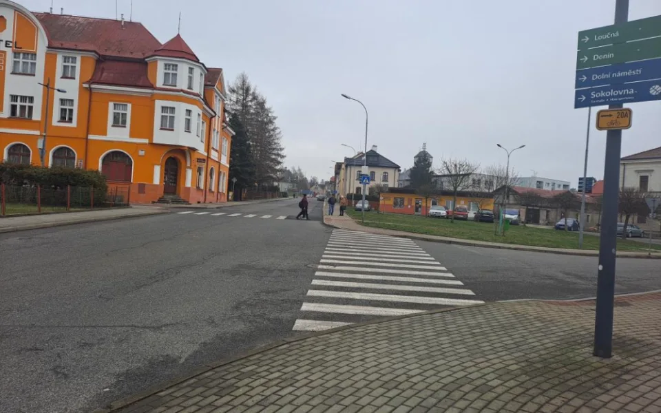 Rekonstrukce Liberecké ulice uzavře od pondělí cestu do centra Hrádku nad Nisou
