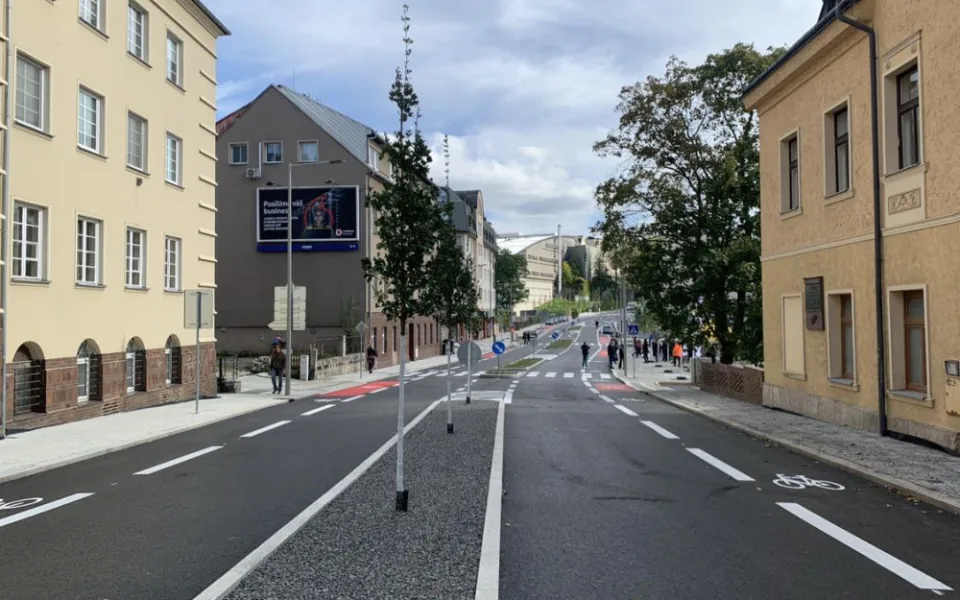 Sokolská se otevírá. Z ulice je městská třída, rekonstrukce vyšla na 70 milionů