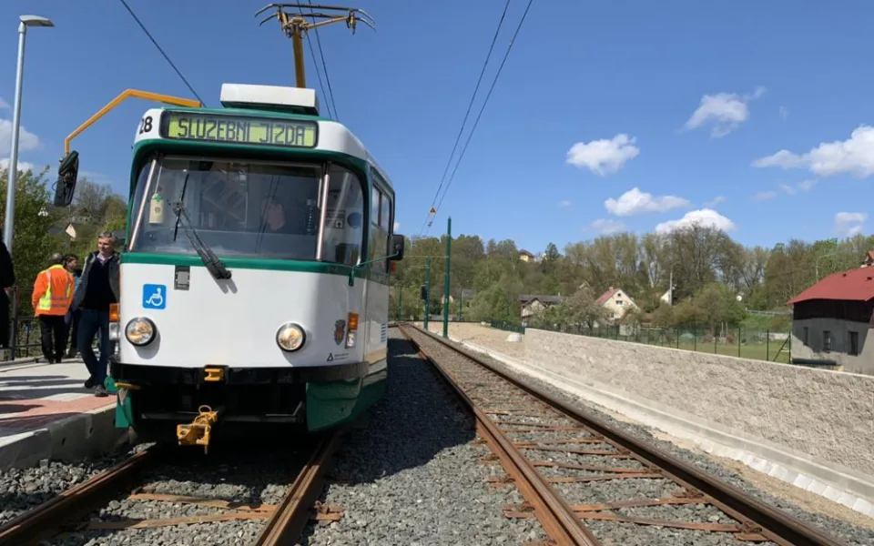 Práce na prodloužení tramvajové trati v Jablonci začnou nejdřív v roce 2026