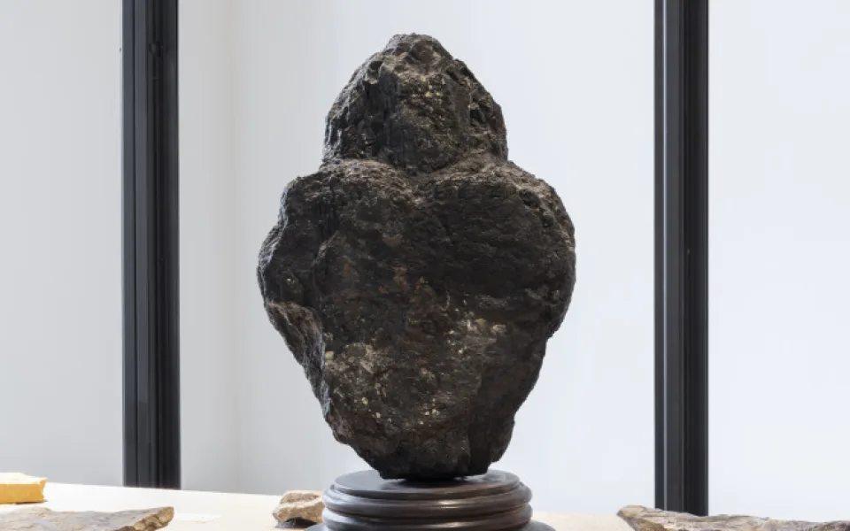 Dagmar Šubrtová - Srdce planoucí, 2015, objekt, kladenské uhlí