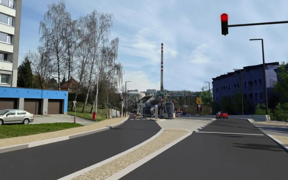 Nový návrh na stavbu tramvajové tratě v Liberci je levnější a takřka bez demolic
