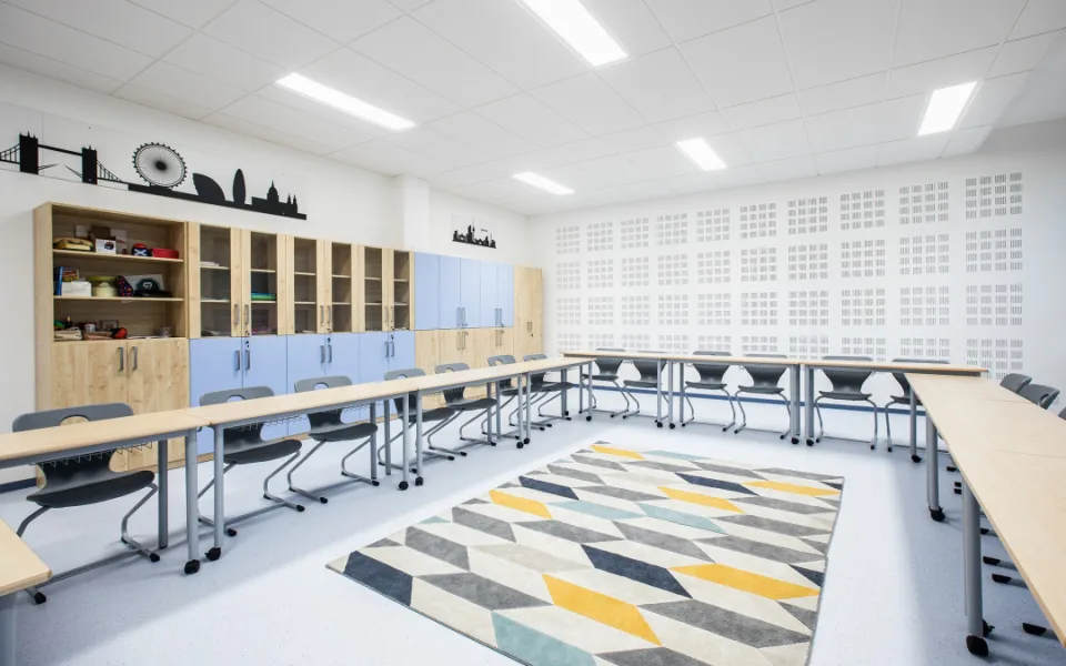 Třídy ZŠ Mozartova modernizované v roce 2024.