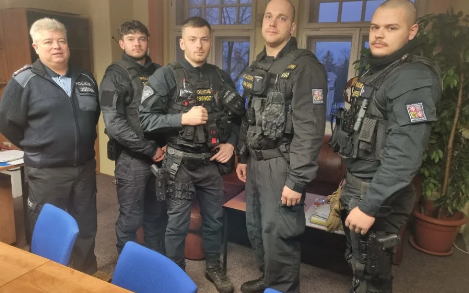 plk. Pavel Langr, stržm. Vojtěch Janata, pprap. Daniel Jiřík, pprap. Erik Pakula, pprap. Marek Kyzlink
