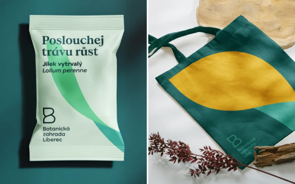 Nejstarší městská botanická zahrada, ta liberecká, má novou vizuální identitu a nové logo