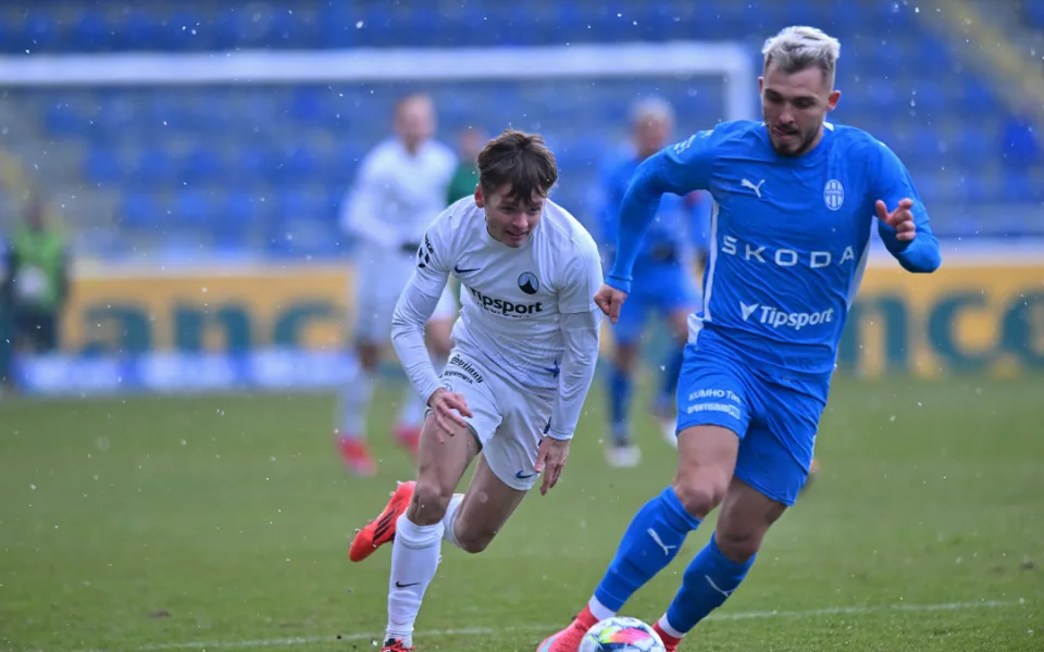 Slovan U Nisy zabral, Boleslav porazil 3:1. Dvěma góly zazářil Krollis
