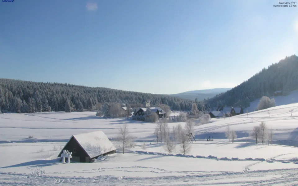 Na Jizerce bylo ráno minus 27,6 stupně, nejspíš nejméně za poslední čtyři roky