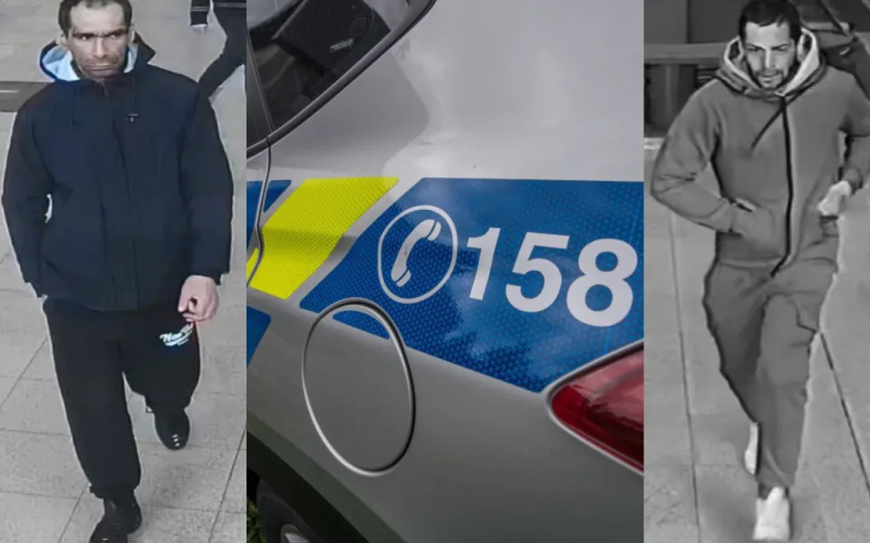 Poznáváte muže na fotografii? V souvislosti s krádeží peněz v nákupním centru v Liberci po nich pátrá policie