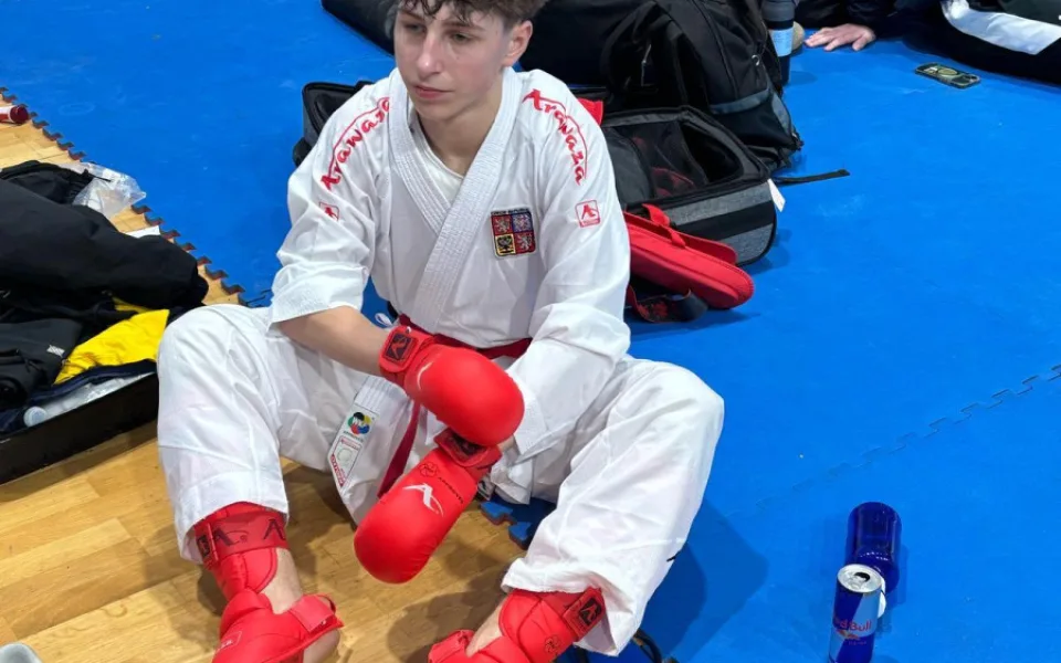 Liberecký karatista Filip Horňák uspěl na světové lize. Obsadil stříbrnou pozici
