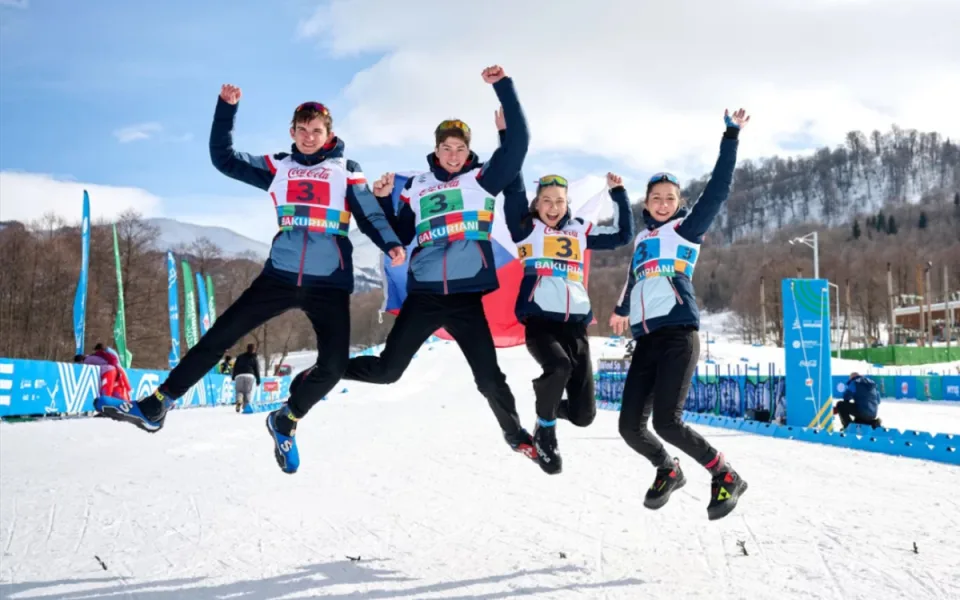 Snímek ze Zimního Evropského olympijského festivalu mládeže EYOF v roce 2025.