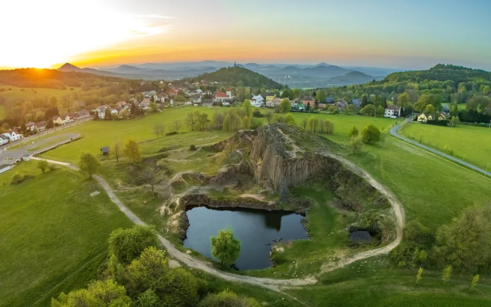 Panská skála na Českolipsku.