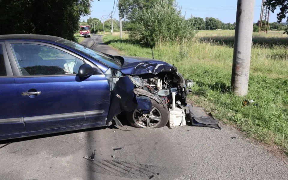 Ženě u Podlesí vlétla před auto slepice, strhnutí volantu přišlo na 80 tisíc