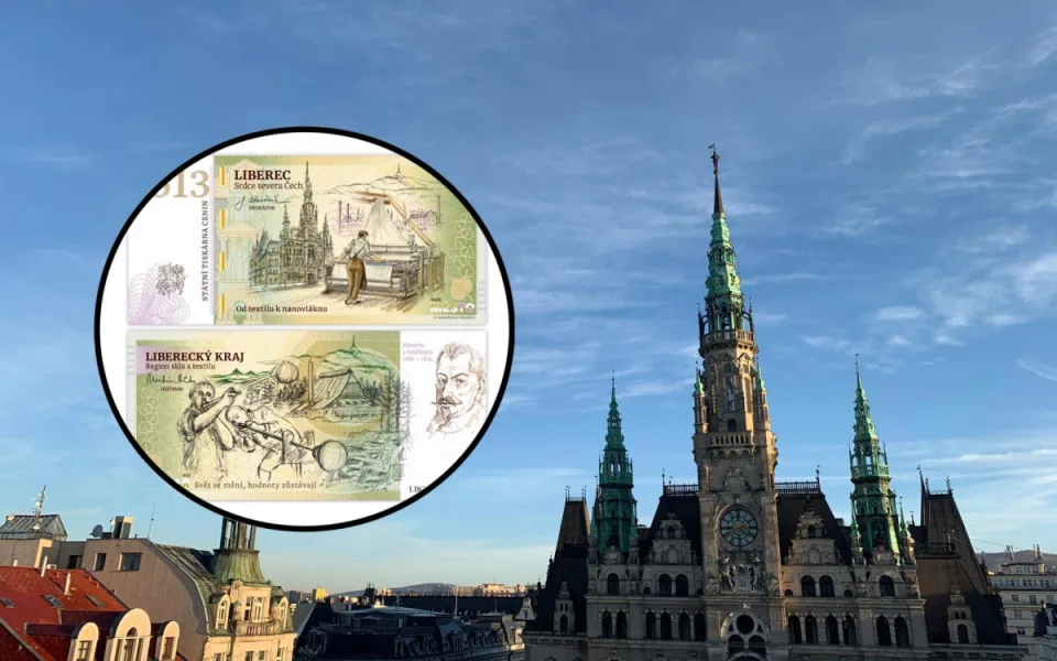 Liberecký kraj na bankovkách: Nový sběratelský projekt oslavuje české tradice