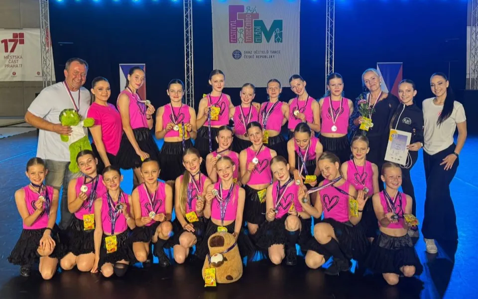 Úspěšná sezona turnovských tanečníků. Na festivalu tanečního mládí se probojovali až na vrchol