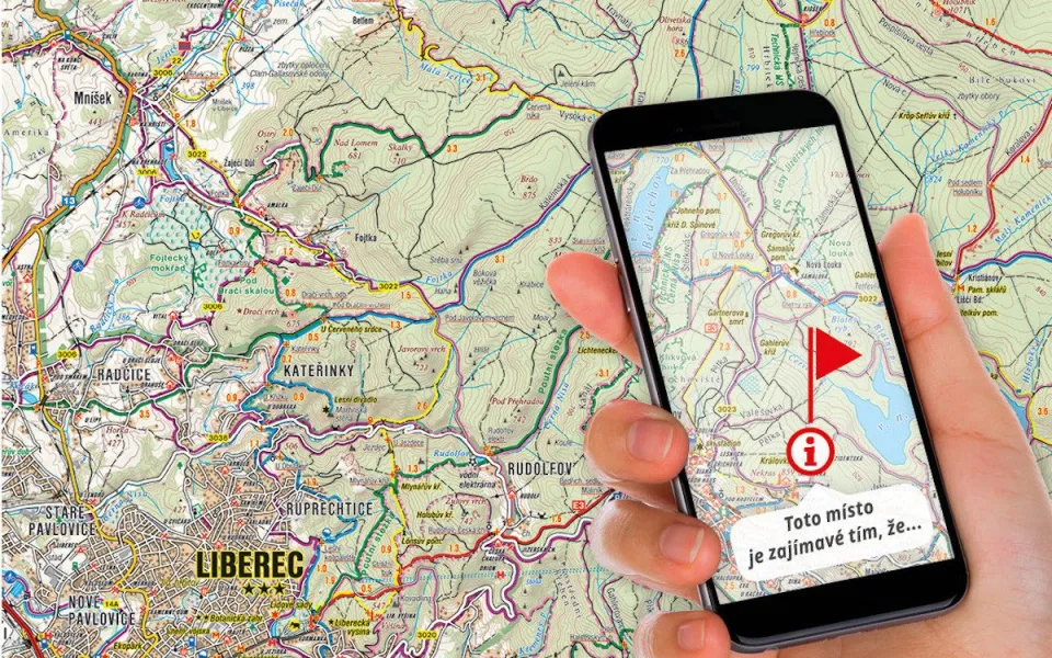 Rozšířená realita oživí papírovou mapu Jizerek a okolí. Bude fungovat s aplikací