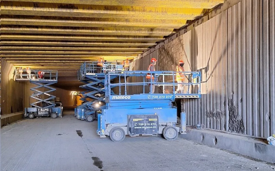 Komplikace v Liberci. O víkendu se zcela uzavře opravovaný tunel