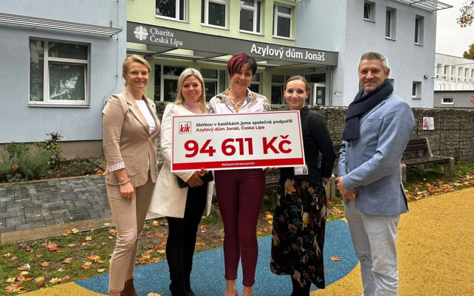 Sbírka KiK pomůže azylovému domu v České Lípě s nákupem potřeb pro nejmenší