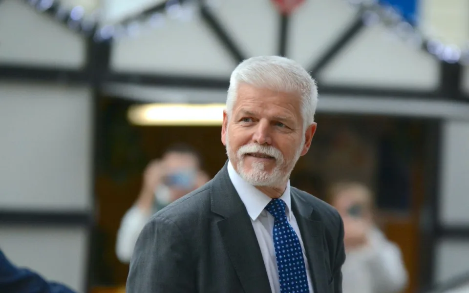 Prezident v Liberci. Zaujala ho nanovlákna, na radnici mluvil o pomoci Ukrajině