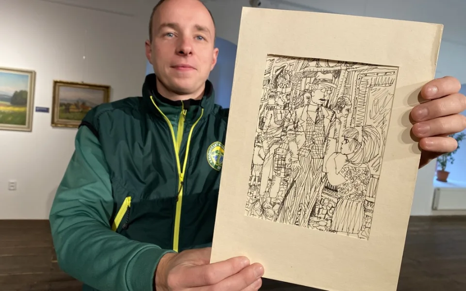 Krkonošské muzeum v Jilemnici získalo do svých sbírek osm kreseb Jiřího Šlitra