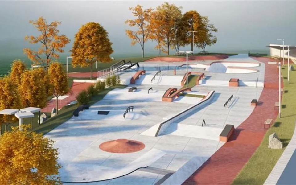 Česká Lípa znovu hledá dodavatele pro skatepark, náklady odhaduje na 54 milionů