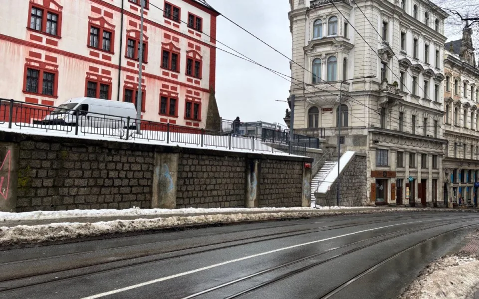 Schodiště pod libereckým zámkem chce Liberec zpřístupnit v únoru