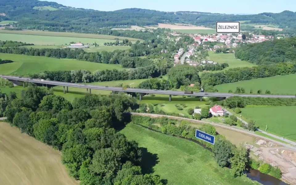 Vizualizace budoucí podoby silnice.