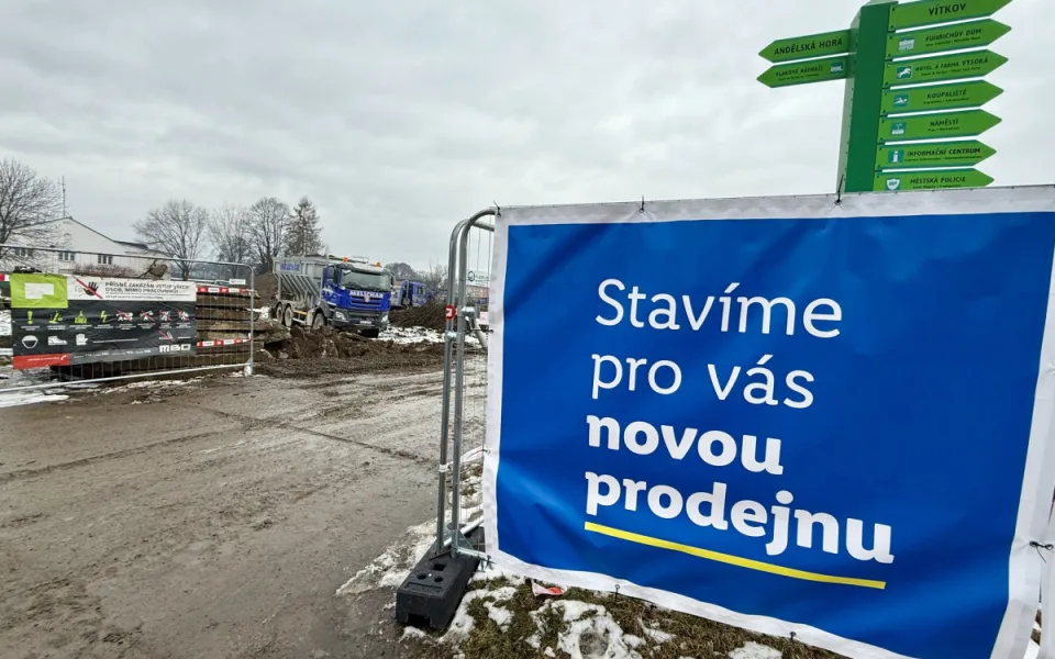 Lidl v Chrastavě otevře ještě před Vánoci. Začaly přípravné práce