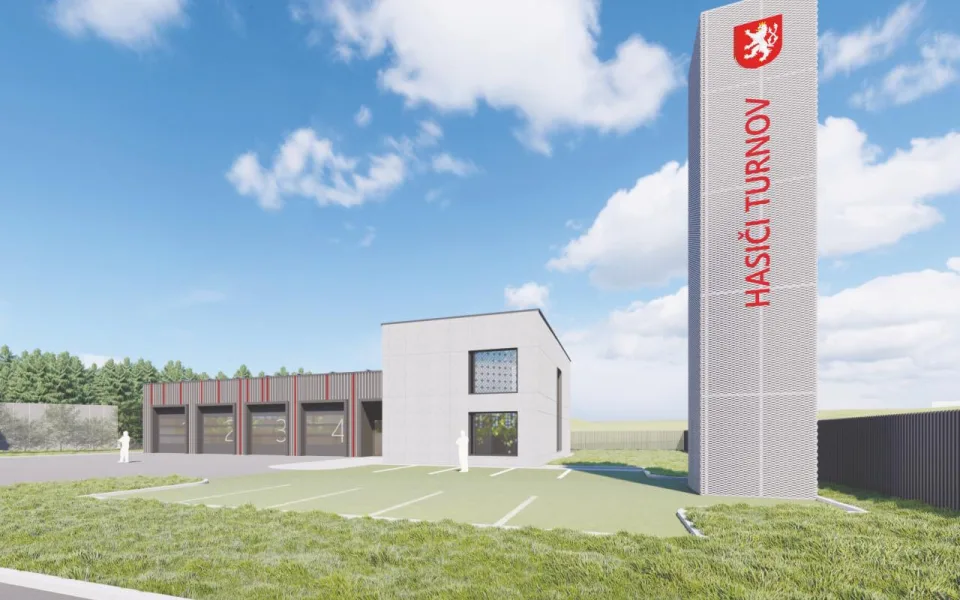 Architektonická studie budovy Sboru hasičů města Turnov