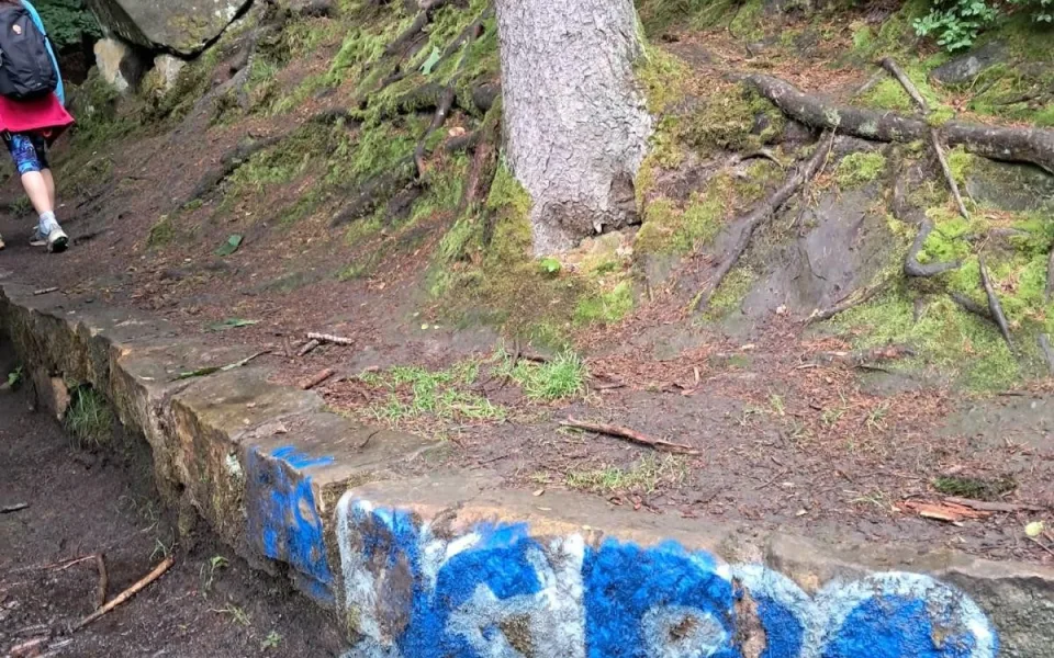 Sprejeři řádili ve skalním městě Hruboskalsko a Sedmihorkách. Pátrá po nich policie