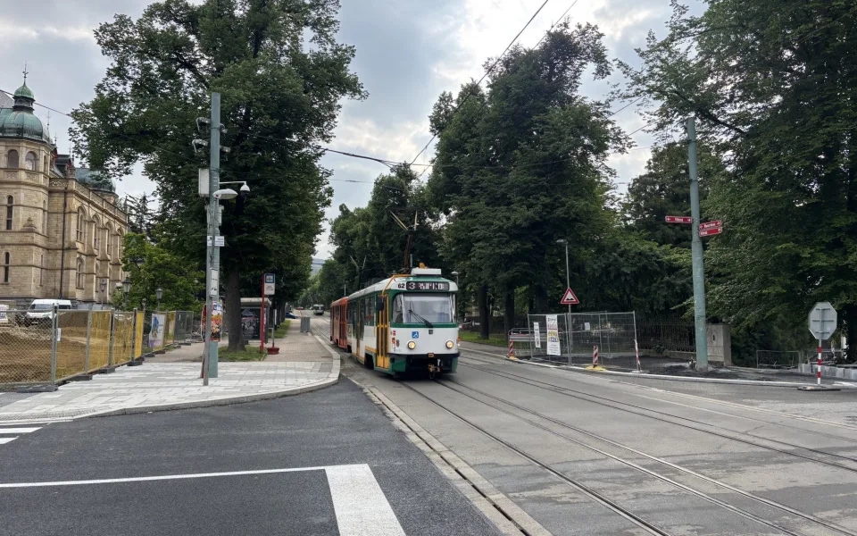 V Liberci začne o víkendu půlroční oprava tramvajové trati do Lidových sadů