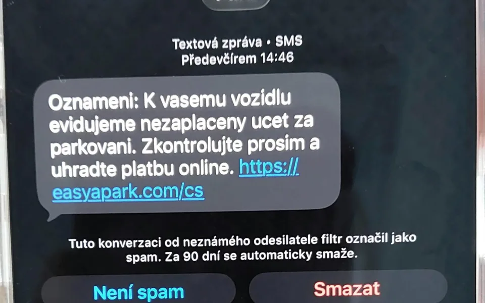 Myslela, že platí dvacet korun za parkování, přišla o tisíce