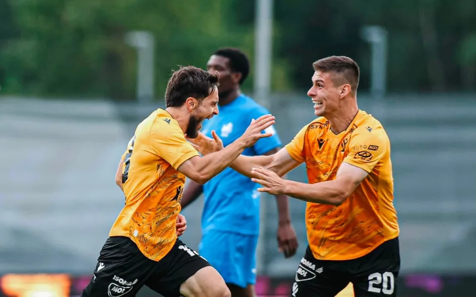 Fotbalisté Jablonce zdolali RFS i v odvetě a prošli do play off Konferenční ligy